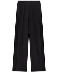 Another Tomorrow - Satin-Stripe Tuxedo Trousers - Lyst