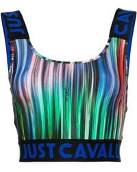 Just Cavalli - Cropped-Top Mit Print - Lyst