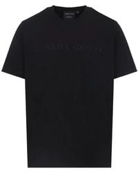 Canada Goose - Logo-Embroidery T-Shirt - Lyst