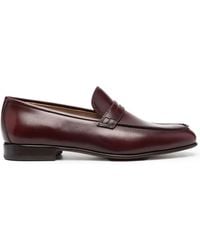 Ferragamo - Ferragamo Slip-On Leather Loafers - Lyst