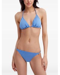 MICHAEL Michael Kors - Chain-Link Bikini Top - Lyst