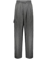 Yves Salomon - Pleated Wide-Leg Trousers - Lyst