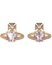 Vivienne Westwood - Ariella Oorbellen Met Hart - Lyst
