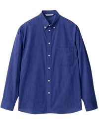 A Kind Of Guise - Banita Pinstripe Button-Down Shirt - Lyst