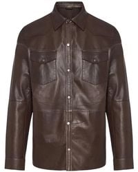 Giorgio Brato - Buttoned Flap-Pocket Shirt Jacket - Lyst
