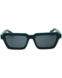 Calvin Klein - Lunettes De Soleil À Monture Rectangulaire - Lyst