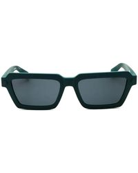 Calvin Klein - Lunettes De Soleil À Monture Rectangulaire - Lyst