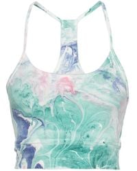 Electric and Rose - Mia Marbled-Pattern Sports Bra - Lyst