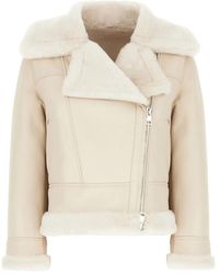 Blancha - Chalk Jacke aus Shearling - Lyst