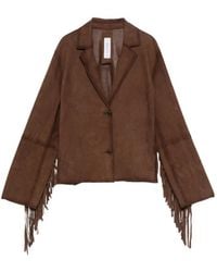 Bully - Fringe Lambskin Jacket - Lyst