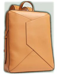 Lancel - Enveloppe Rucksack aus Leder - Lyst
