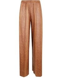 Forte Forte - Pantalon Fuselé À Imprimé Peau De Serpent - Lyst