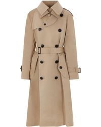 Sacai - ダブルブレスト トレンチコート - Lyst