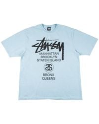 Stussy - World Tour T-Shirt - Lyst