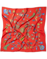 Versace - Schal Mit Schmuck-Print - Lyst