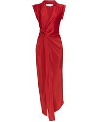 Victoria Beckham - Twist Long Dress - Lyst