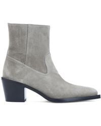 Stuart Weitzman - 60Mm Suede Pointed-Toe Heeled Cowboy Boots - Lyst