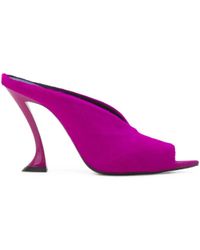Lanvin - Mules Midnight Step - Lyst