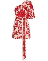 Cara Cara - Robe Courte Lucia À Manches Bouffantes - Lyst