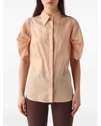 Elisabetta Franchi - Open-Back Shirt - Lyst