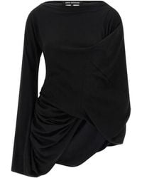 Junya Watanabe - Asymmetrical Draped Top - Lyst