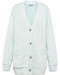 Prada - Wollen Vest Met V-Hals - Lyst