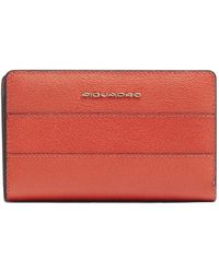Piquadro - Bifold Leather Wallet - Lyst