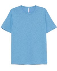 Sun 68 - T-Shirt Met Ronde Hals - Lyst