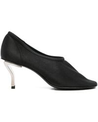 Nicole Saldaña - Harper Sculpted-Heel Mesh Pumps - Lyst