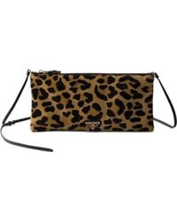 Prada - Small Printed Calf-Hair Shoulder Bag - Lyst