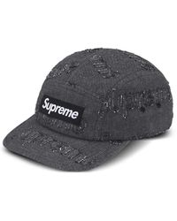 Supreme - Lasered Denim Cap - Lyst