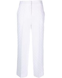 Cecilie Bahnsen - Jaylee Cropped Straight-leg Trousers - Lyst