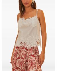 FARM Rio - Blouse À Bordure En Dentelle - Lyst