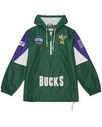 Mitchell & Ness - Nba Bucks Sport Jacket - Lyst