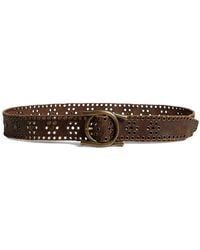 DSquared² - Perforated Leather Belt - Lyst