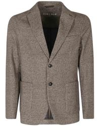 Circolo 1901 - Blazer Boutonné À Motif Pied-De-Poule - Lyst