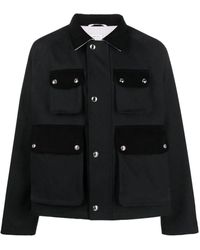 Thom Browne - Cropped-Jacke Mit Taschen - Lyst