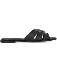 Pinko - Love Birds Cut-Out Sandals - Lyst