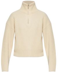 A.P.C. - Pull À Col Montant Zippé - Lyst