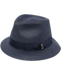 Borsalino - Woven Hemp Hat - Lyst