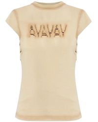 AVAVAV - Logo Cut-Out T-Shirt - Lyst