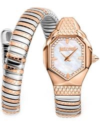 Just Cavalli - Aria Snake 22Mm Watch - Lyst