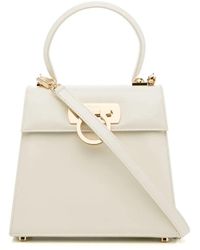 Ferragamo - Small Iconic Top Handle Bag - Lyst