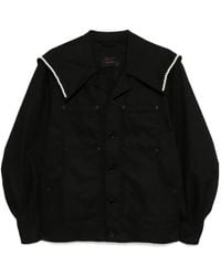 Simone Rocha - Beaded Sailor Collar Workwear Jacket - Lyst