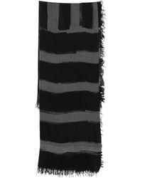 Faliero Sarti - Striped Frayed Scarf - Lyst