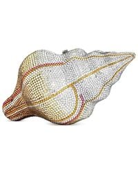 JW PEI - Crystal-Embellished Shell Clutch-Bag - Lyst