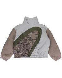 Who Decides War - Diagonal Glass Puffer Jacket - Lyst