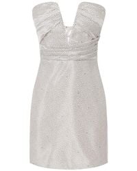 Elisabetta Franchi - Gazar Mini Dress With Micro-Polka Dots - Lyst