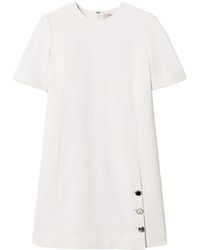 Twinset - Decorative-Buttons Short-Sleeve Mini Dress - Lyst