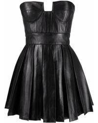 Balmain - Cutout Detail Flared Minidress - Lyst